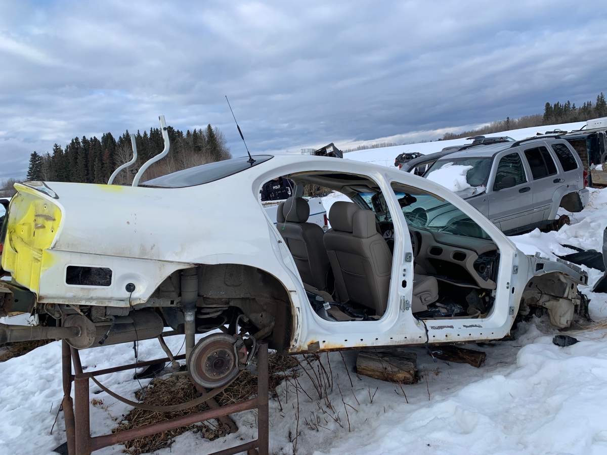 Bonnyville RCMP recovered $250,000 in stolen property and dismantled a vehicle chop shop at a rural property in La Corey, Alta. in February 2021.
