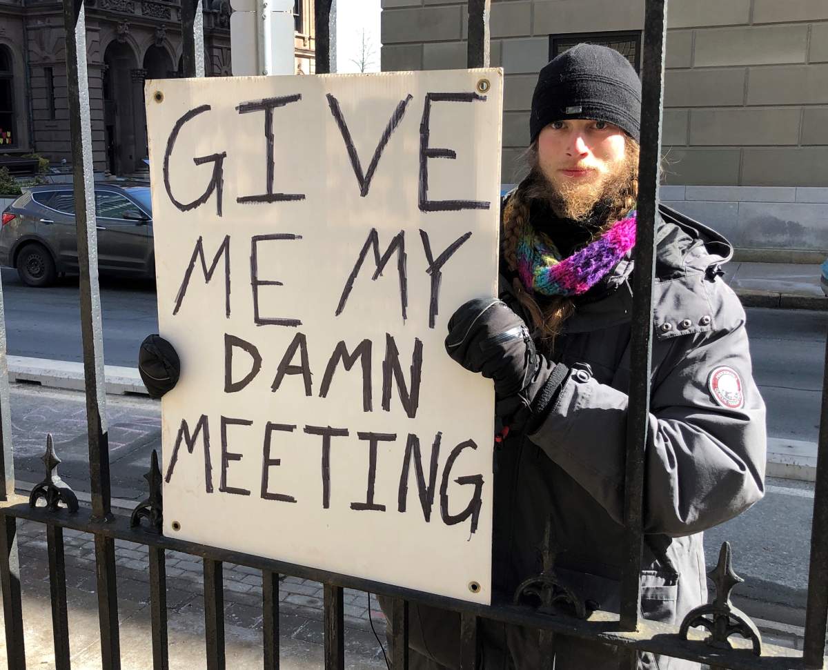Nova Scotia lands and forestry minister ducks meeting with hunger striker - image