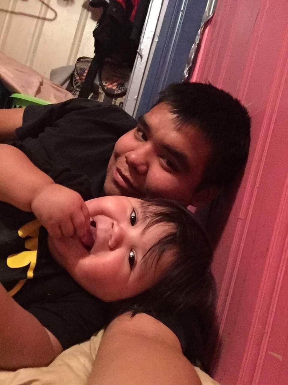 An undated picture of Kenton and his son, Harlen