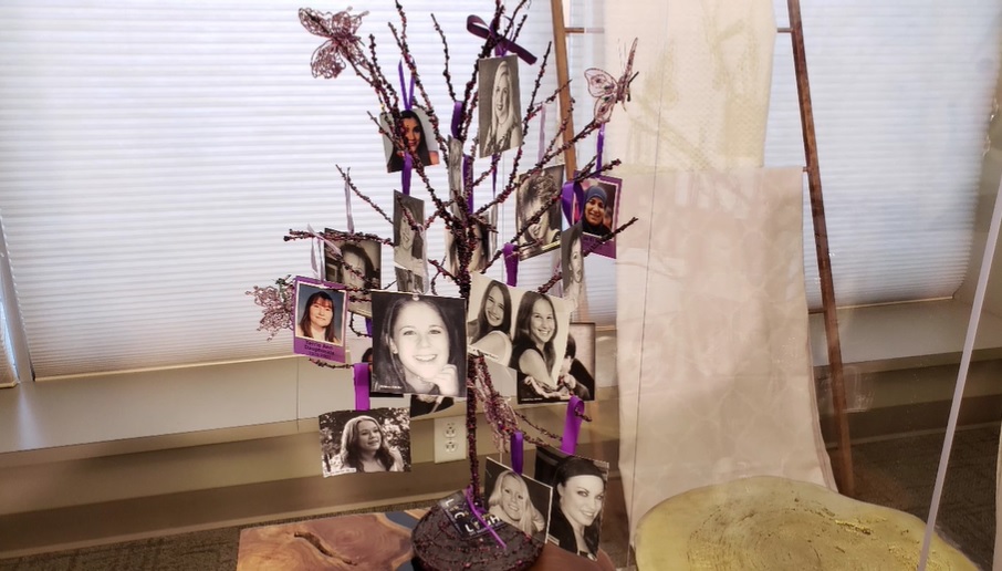 The Tree Of Hope at London Abused Women’s Centre honours women who had their lives forever changed as a result of abuse.