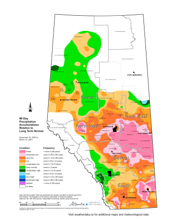 Southern Alberta farmers look to soil moisture levels as spring seeding ...