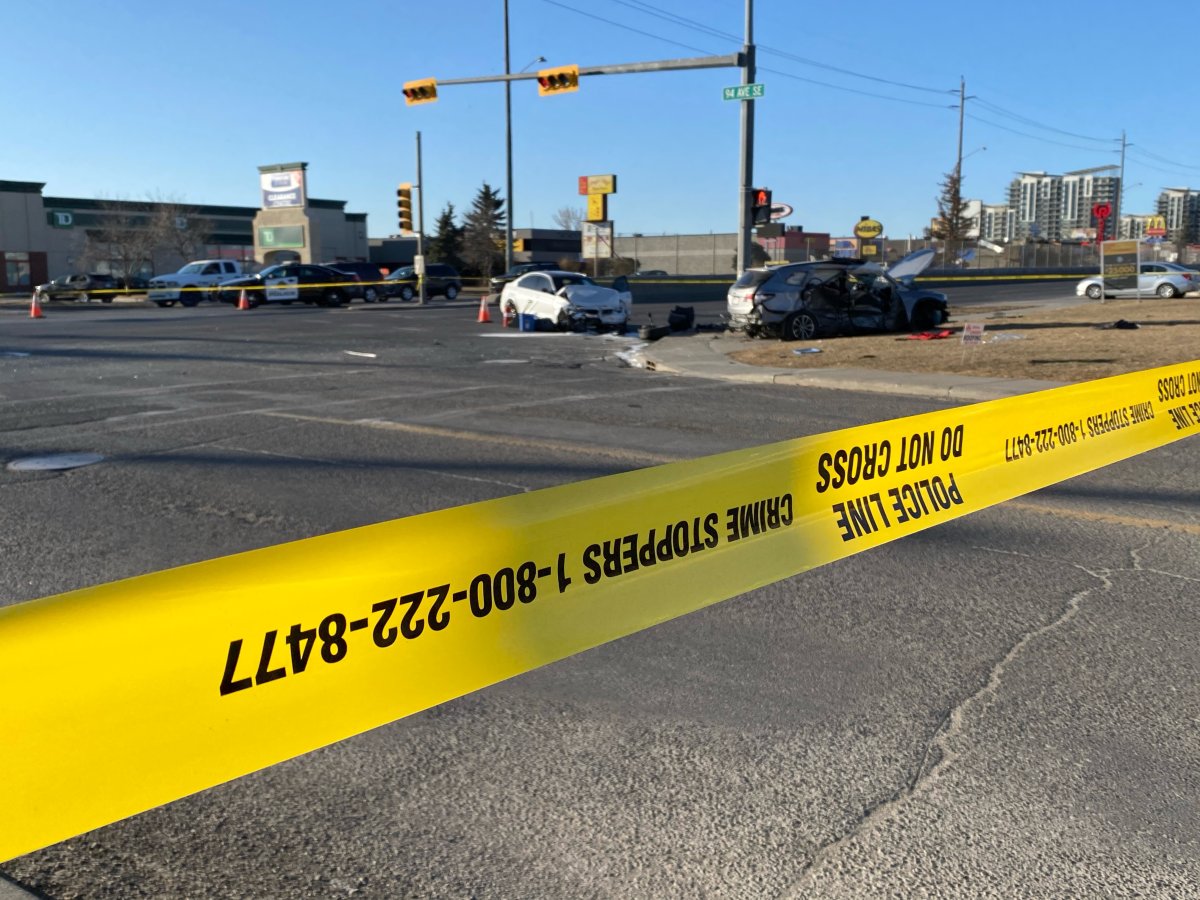 Calgary police are investigating a multi-vehicle crash that sent a child to hospital with life-threatening injuries. 