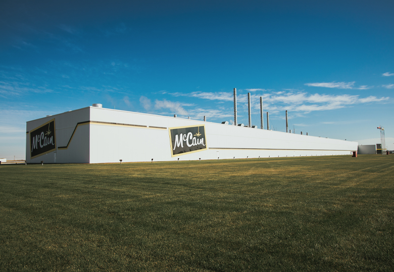 The McCain's processing facility in Coaldale, Alta. 