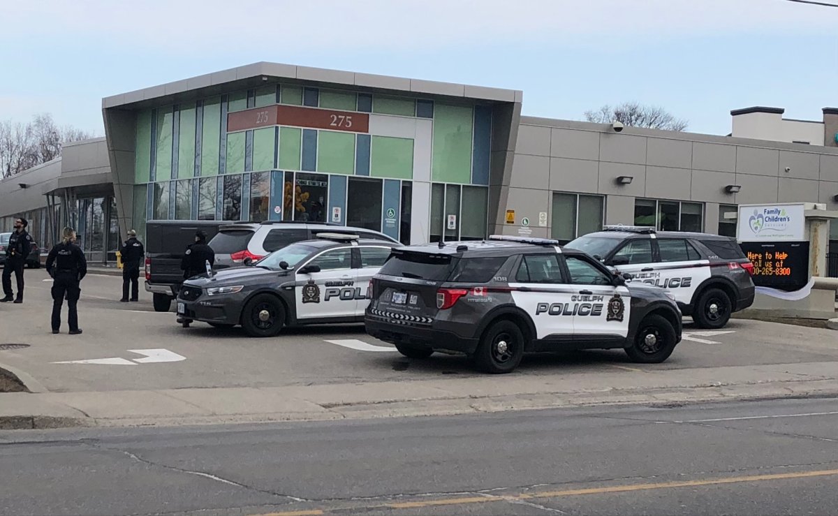 Guelph police were called to the Family and Children Services building after it received a threat. 