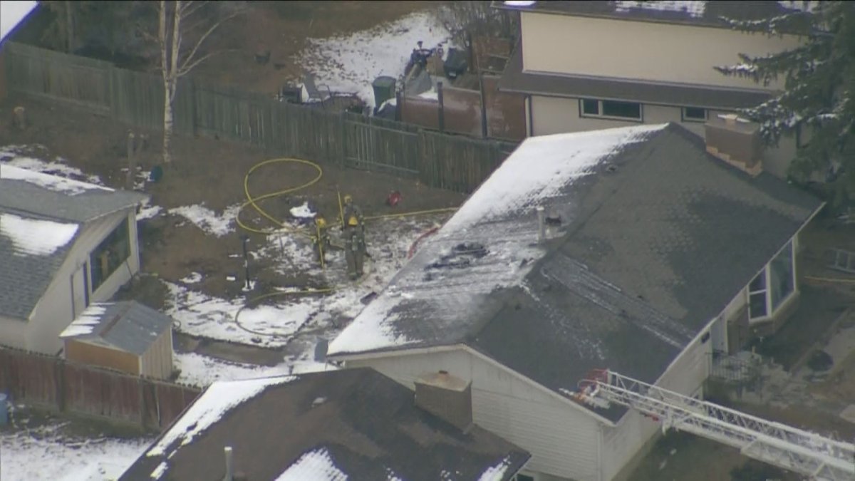 A northeast Calgary home was severely damaged by a fire that broke out in the kitchen on Friday, March. 26. 