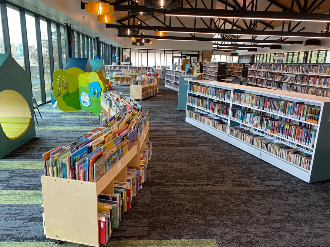 The new Bill and Helen Norrie Library opened on Poseidon Bay in Winnipeg Monday.