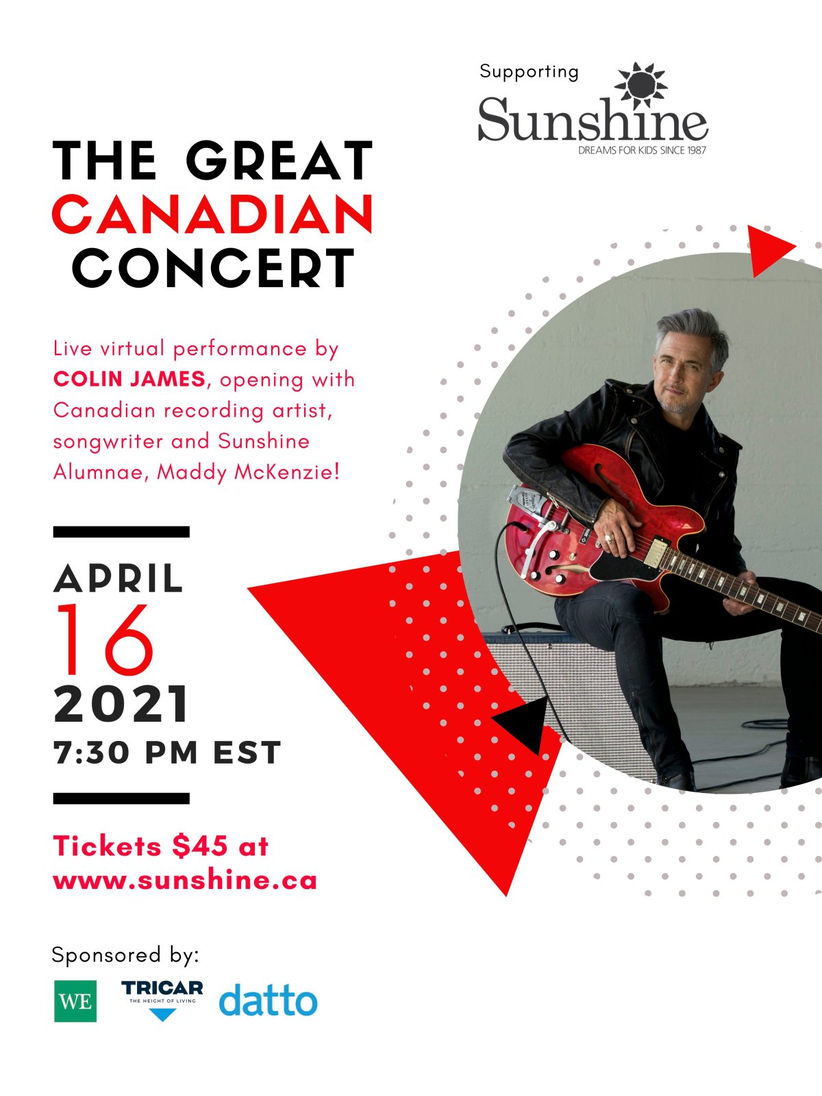 The Great Canadian Concert in support of the Sunshine Foundation - image