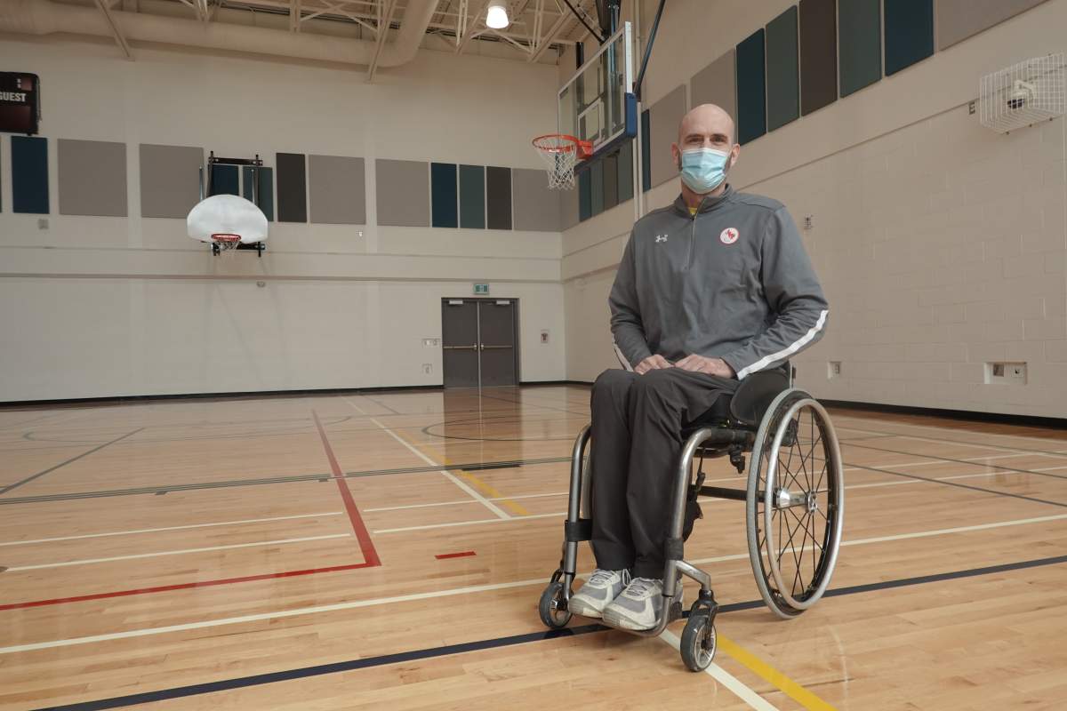 Paul Tingley, five-time Paralympian and ParaSport NS coordinator, is seen on March 20, 2021.