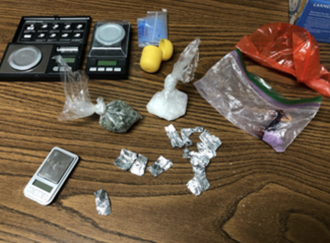 Drugs seized by Peterborough police. 