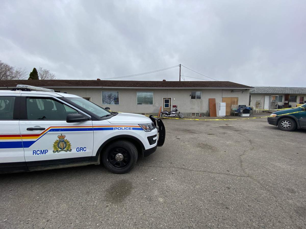 RCMP are investigating a possible shooting in the 100-block of Prior Road South.