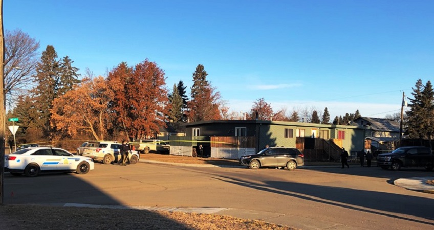 Red Deer RCMP investigating a homicide after a man was found shot to death on a residential street on Tuesday, March 16, 2021.