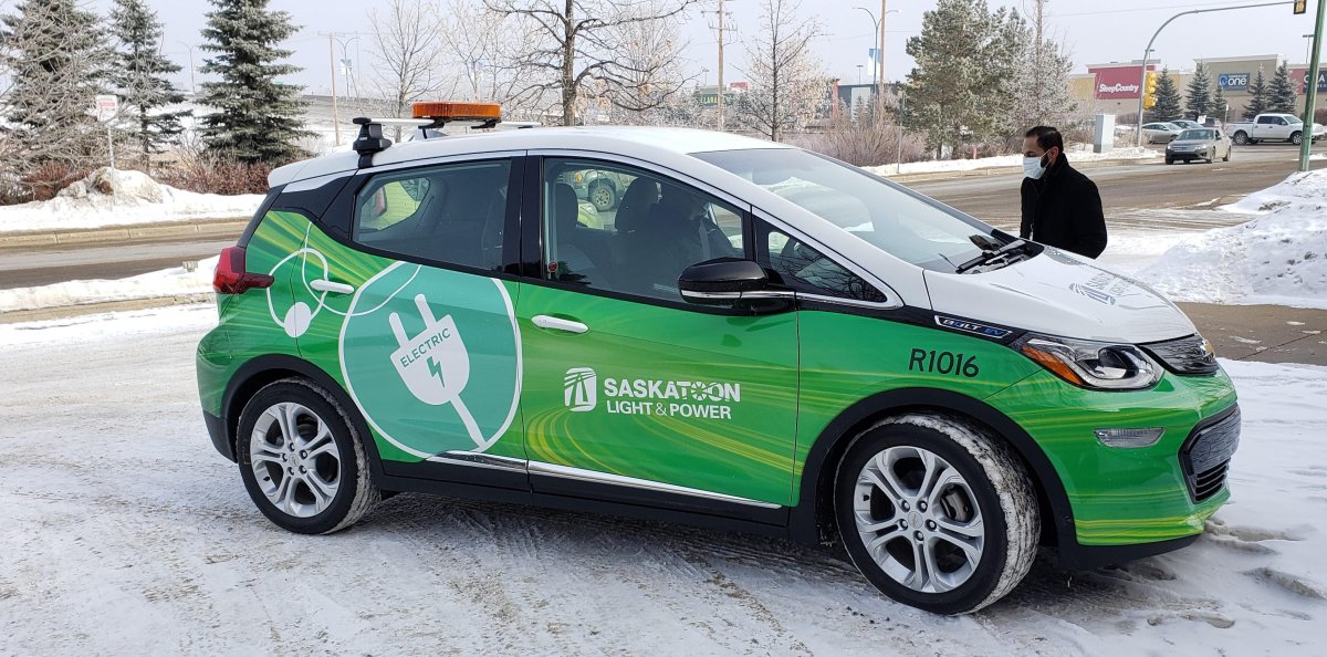 Saskatoon has leased four electric vehicles to study how much money they save the city, as well as how much the city can reduce greenhouse gas emissions.