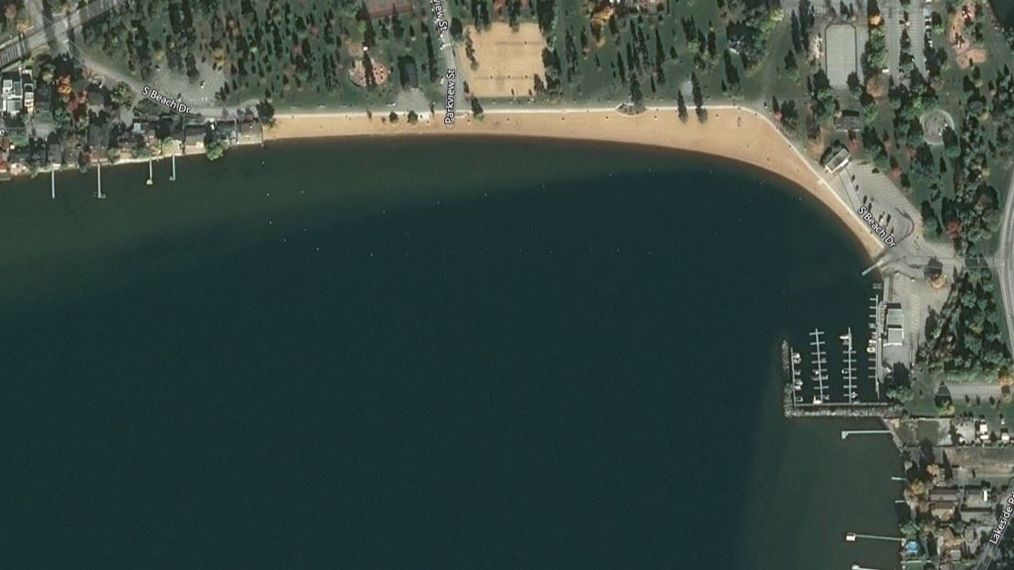 A group is opposed to seeing the possibility of a licensed restaurant on the east side of Skaha Lake Park. They will be holding a protest on Sunday afternoon. 