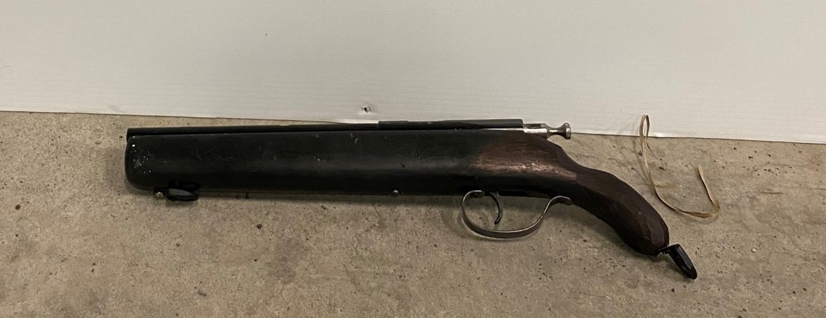 A sawed-off shotgun was seized during a traffic stop by Peterborough County OPP.