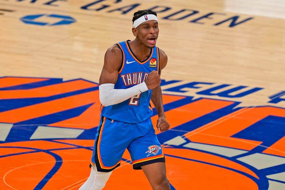 Oklahoma City Thunder's Shai Gilgeous-Alexander is averaging a career high 23.2 points per game entering the 2021 NBA All-Star break.