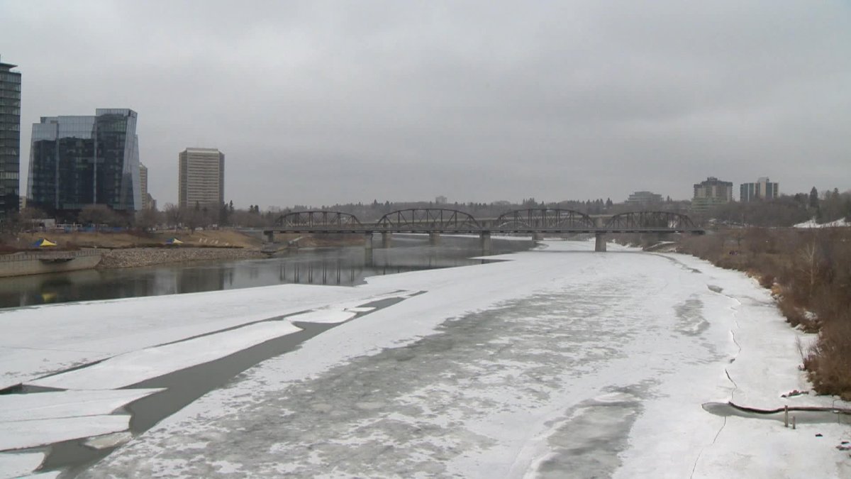 Melting snow and ice flowing into the river are causing a higher water flow that can cut into the ice and snow along the riverbank in Saskatoon, warns the MVA.