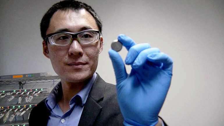 Dr. Jian Liu of UBC Okanagan is conducting research in materials and interface design for next-generation battery technologies.