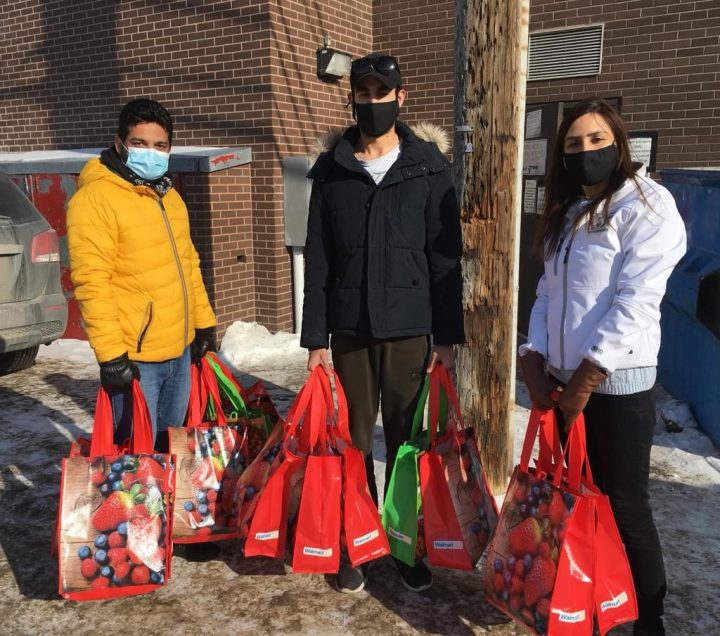 WSO volunteer’s deliver care packages to shelter homes in Regina, Saskatchewan