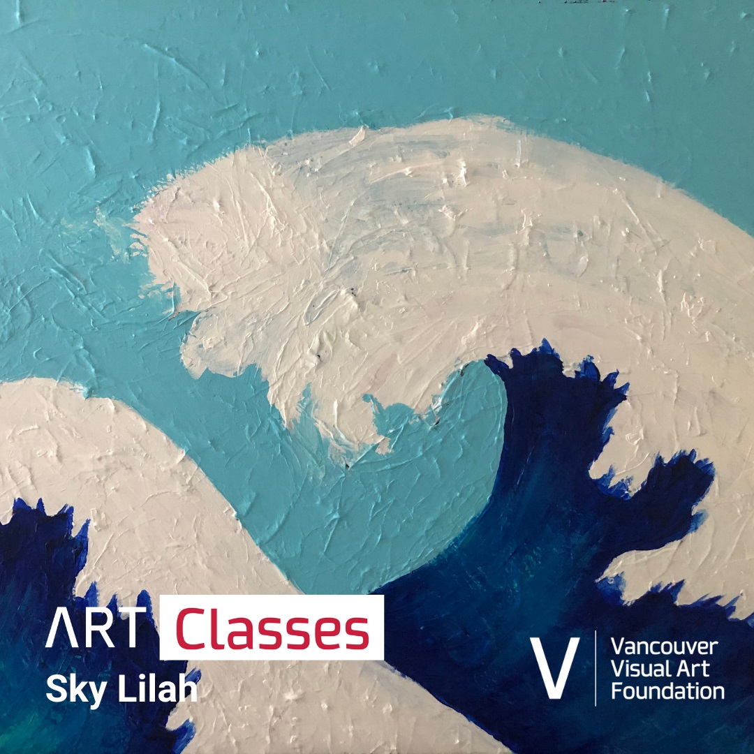 Wave Palette Knife Painting – Art Class - image