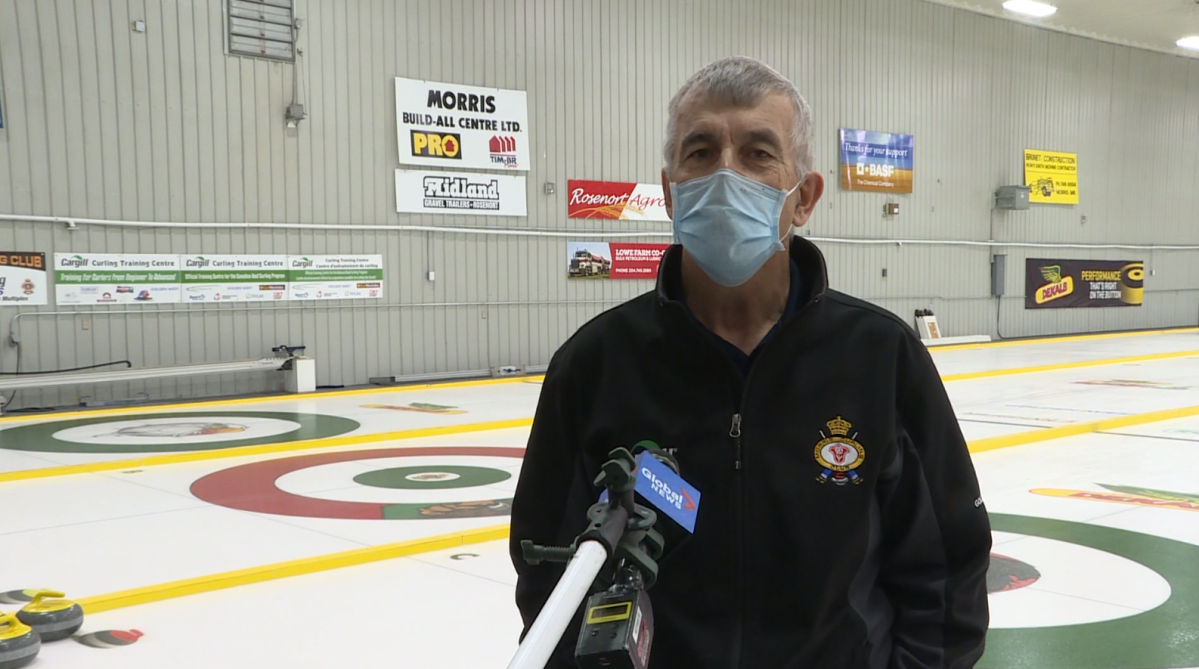 Lorne Hamblin, the general manager of the Morris curling club in Morris, Manitoba.