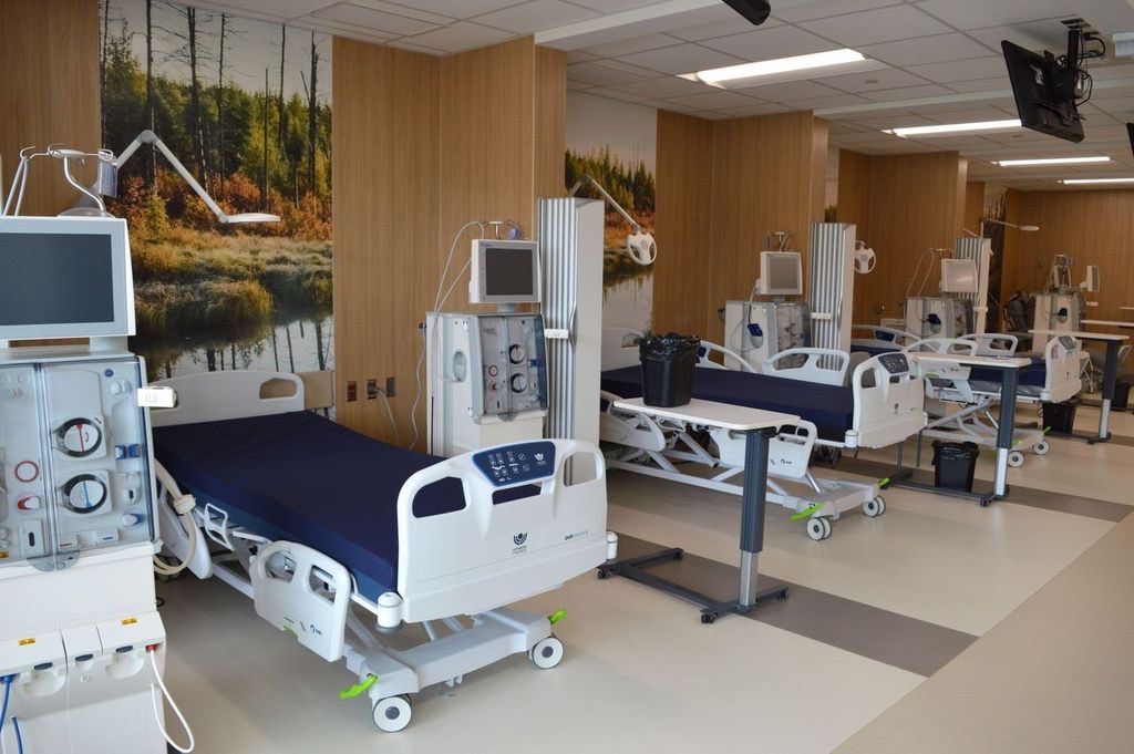 The province's new dialysis unit at HSC.