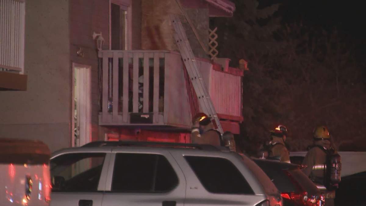 Crews responded to a fire in Calgary on Friday, March 19, 2021.