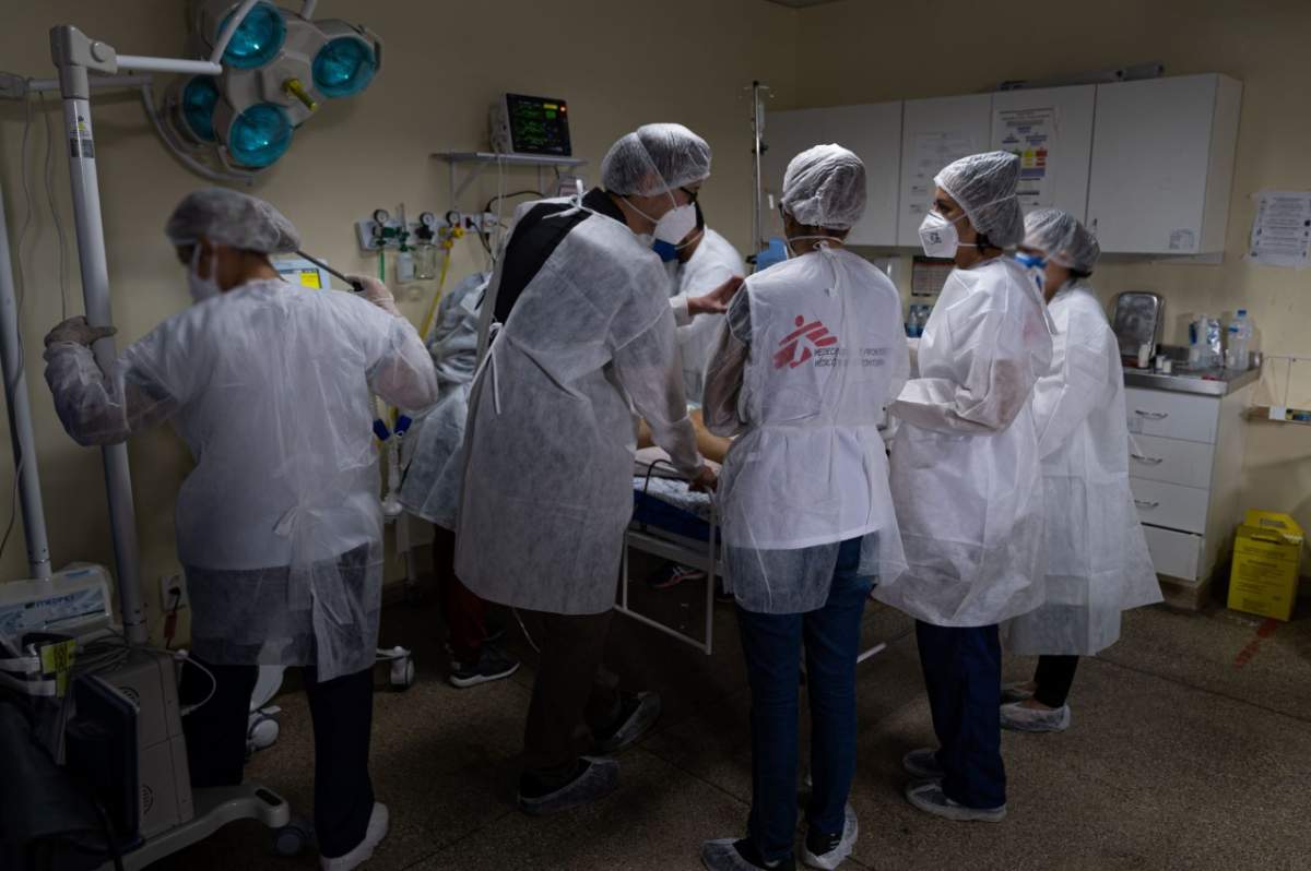 ICU occupancy is down to 86 per cent from over 150 per cent in Manaus, Brazil, according to a field co-ordinator with Doctors Without Borders.