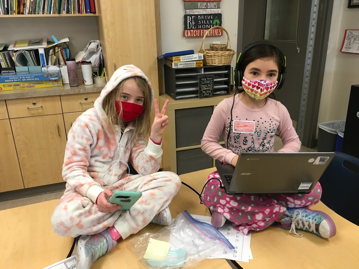 Students at Roberta MacAdams School