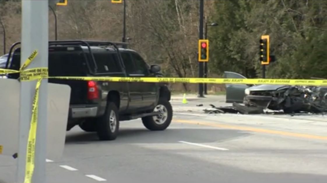 A driver was sent to hospital with serious injuries following a collision in Surrey on March 16, 2021. 