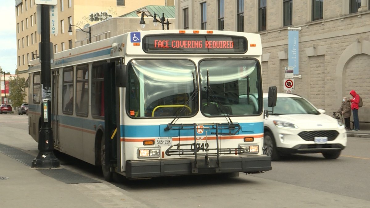 A Kingston Transit Bus.