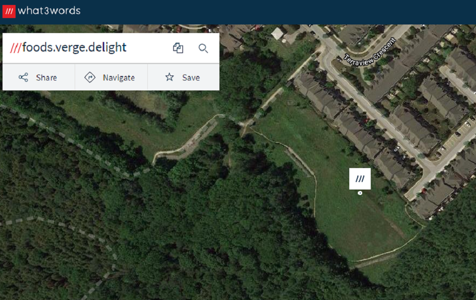 Guelph police used What3Words to find lost hikers on Saturday night. 