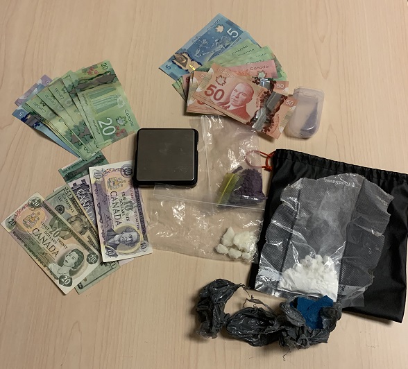 Kingston police's drug enforcement unit seized various substances, including blue and purple fentanyl, from a MacDonnell home this week. 