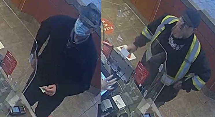 Williams Lake RCMP has released photos of two men it believes may have information on an incident involving excrement at a Tim Hortons coffee shop on Wednesday. 