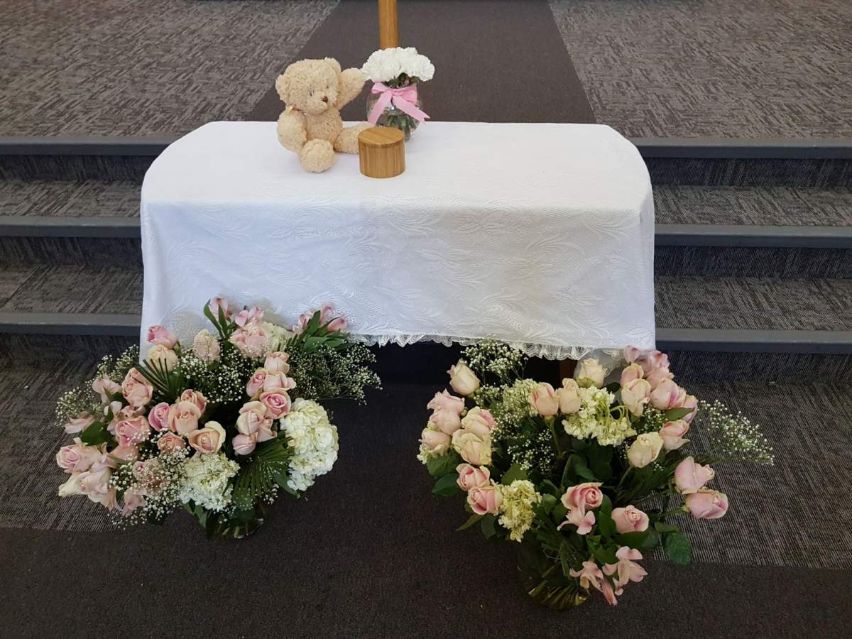 Photo of Alana’s memorial.