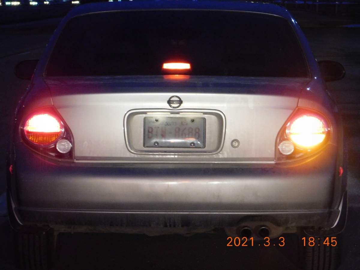 An Alberta driver is facing numerous fines and a court date after being pulled over with a paper license plate.