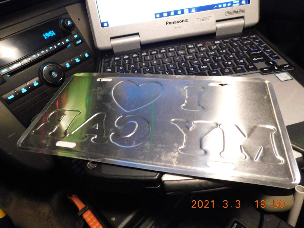 An Alberta driver is facing numerous fines and a court date after being pulled over with a paper license plate.