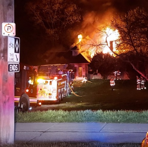 London Fire Adelaide April 20