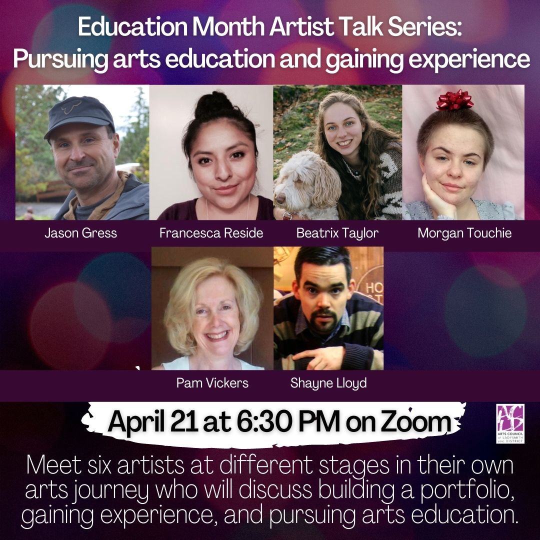 FREE ARTIST TALK: Pursuing Arts Education and Gaining Experience - image