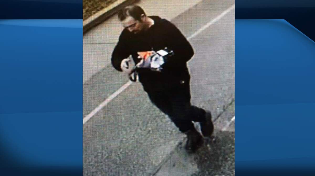 Police provided this photo of the suspect following Sunday's reported break and enter on Horton Street.