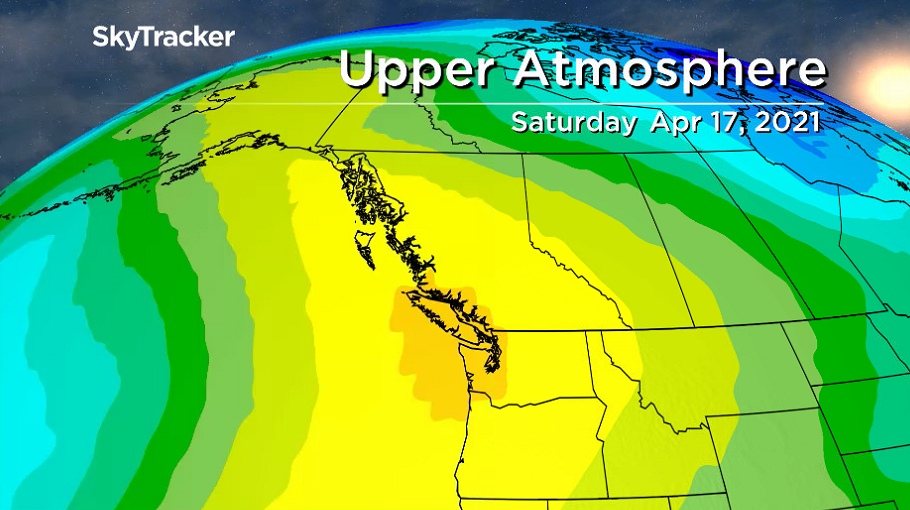 Big ridge of high pressure keeps skies sunny and temperatures warm into the weekend.