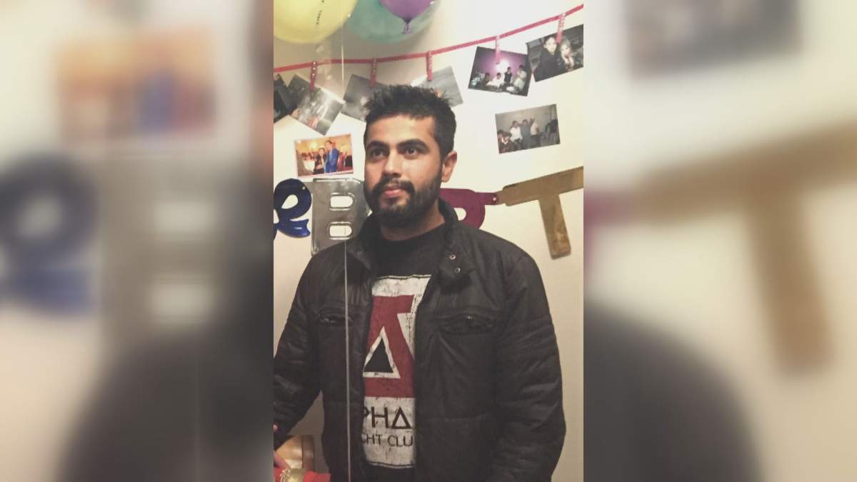 Amninder Grewal’s family says his phone was going straight to voicemail, and is now out of service.