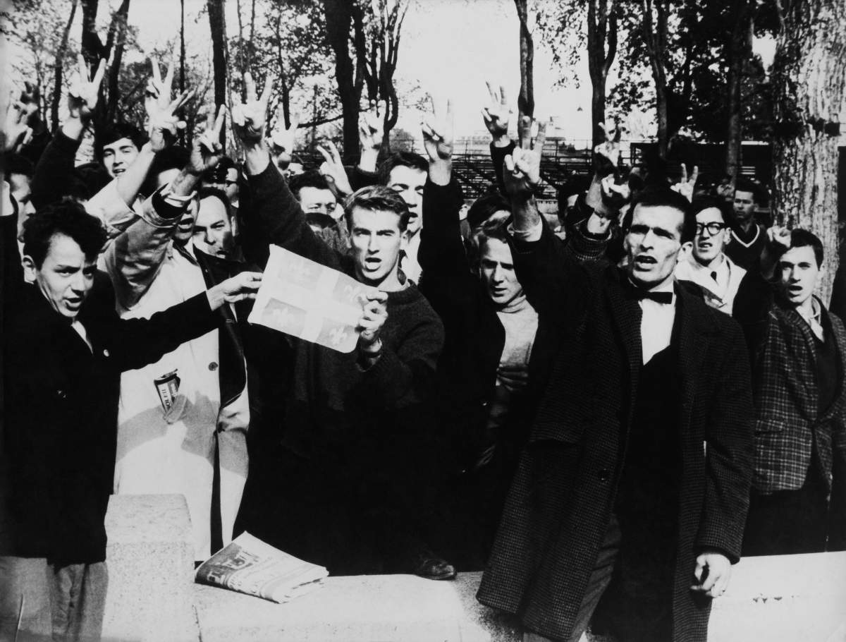 Separatist riots during the Queen’s visit In Quebec City on Jan. 12, 1964.