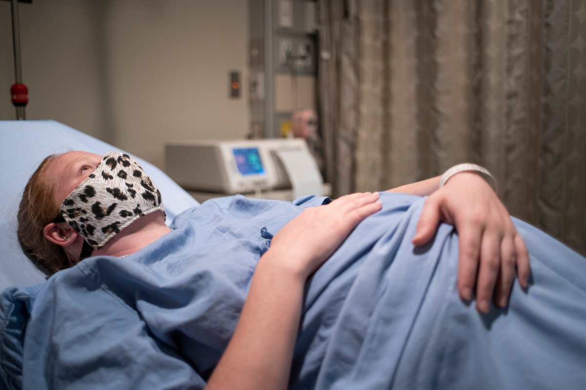 Pregnant women are more at risk of ending up in hospital if they contract COVID-19.