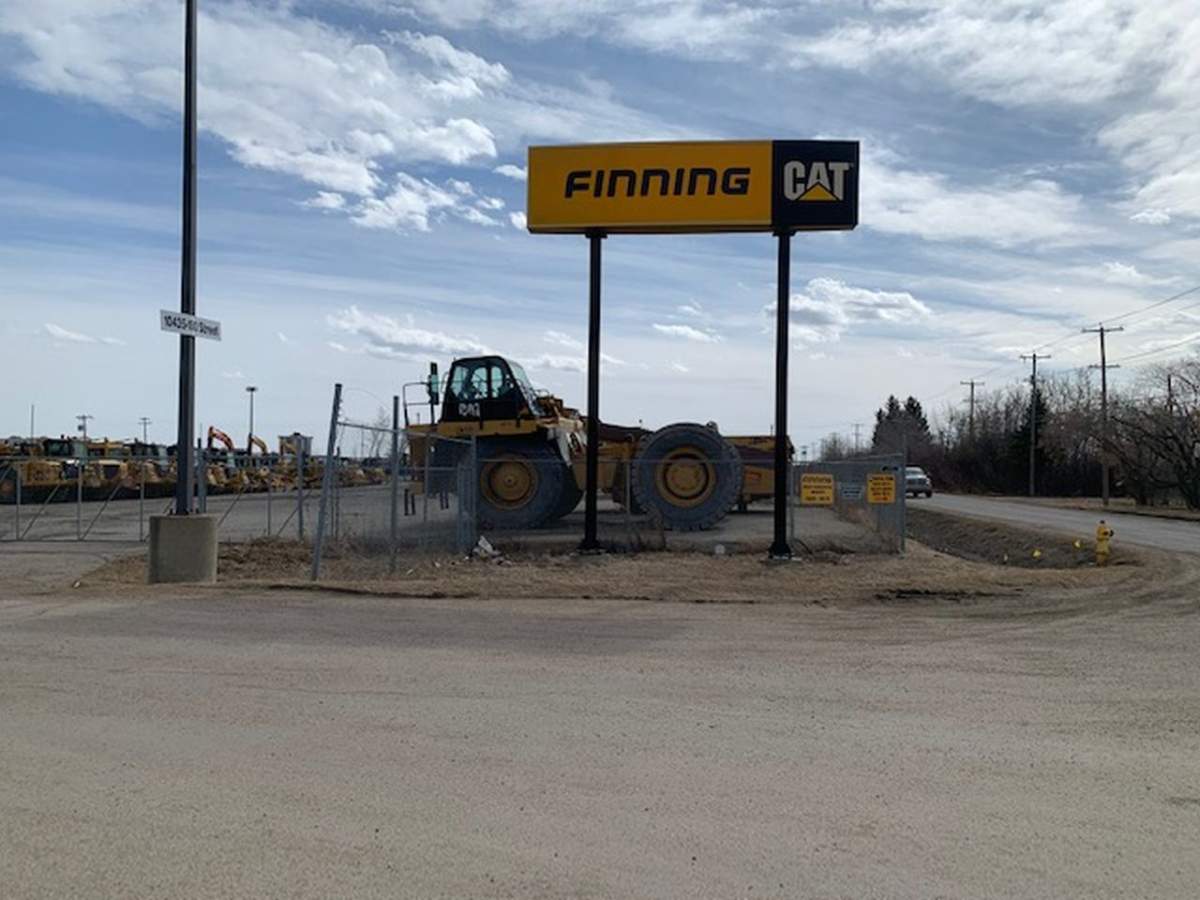 The workplace death happened after an employee was hurt while servicing an excavator in the Finning Canada yard near 180 Street and 104 Avenue on Wednesday, March 31, 2021.