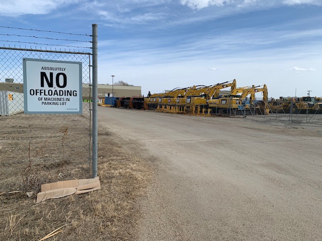 The workplace death happened after an employee was hurt while servicing an excavator in the Finning Canada yard near 180 Street and 104 Avenue on Wednesday, March 31, 2021.