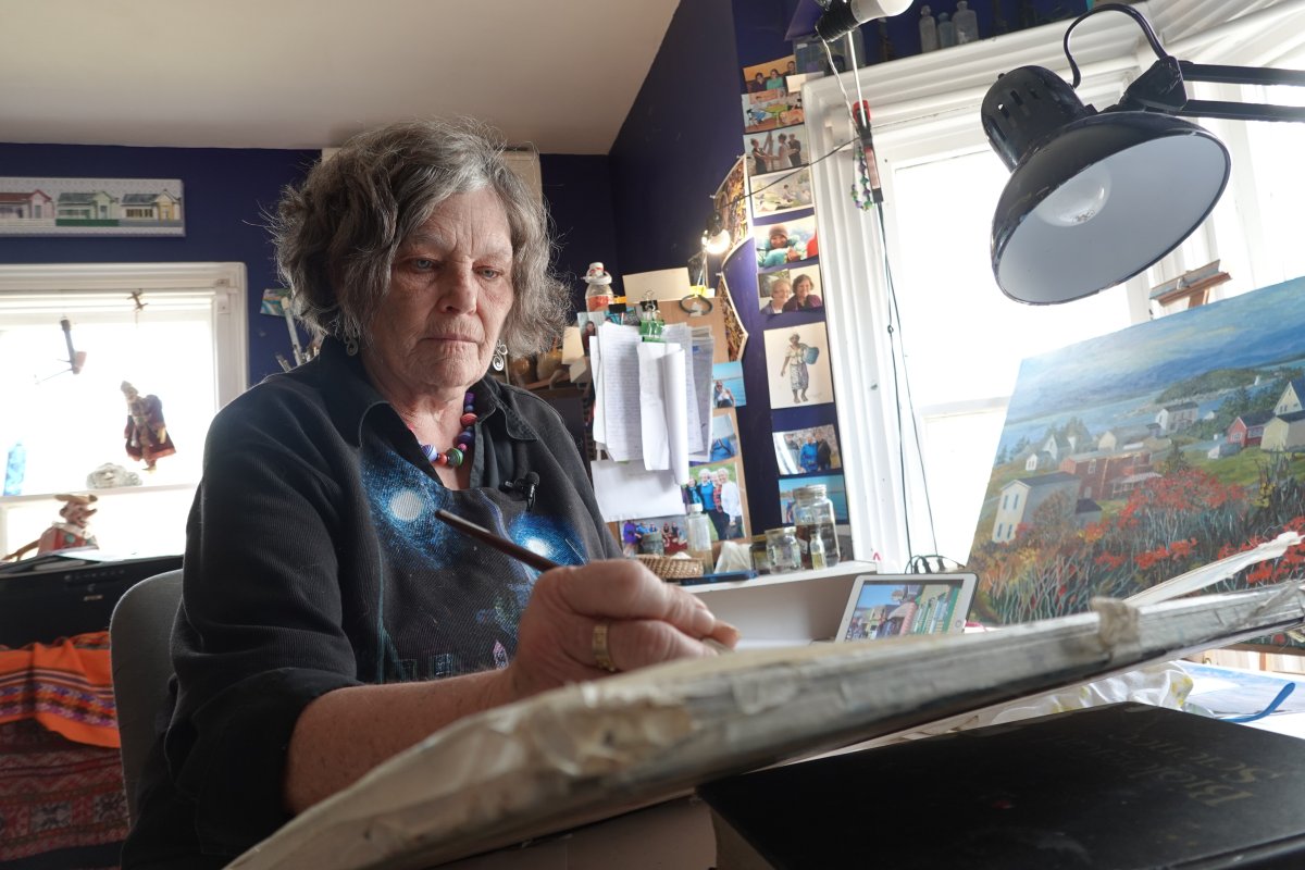A Nova Scotia painter on how she’s creating a canvas to cope after the