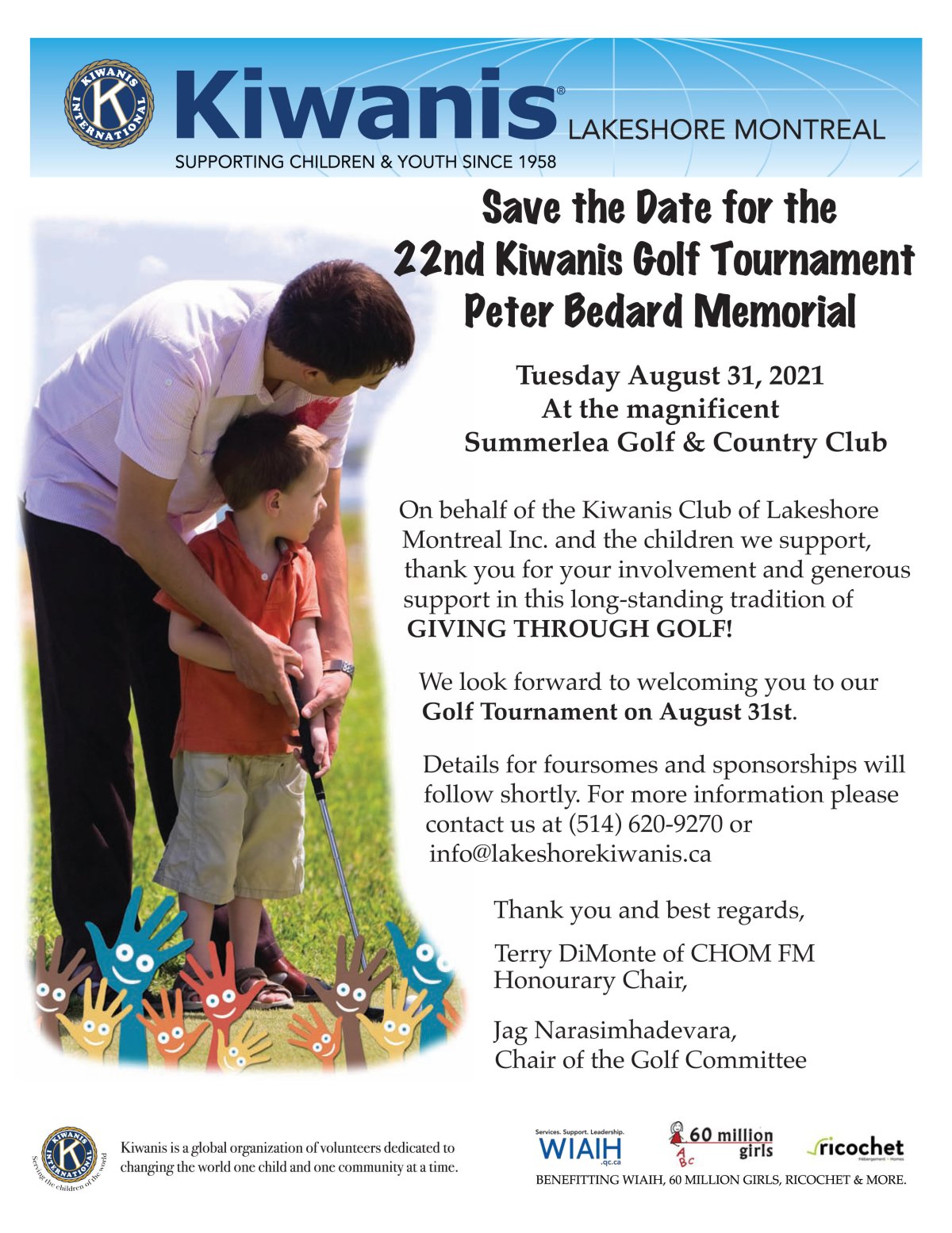 22nd Kiwanis Golf Tournament-Peter Bedadrd Memorial - image