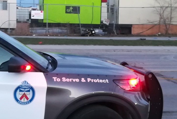 The crash happened at around 7 p.m. on Thursday.