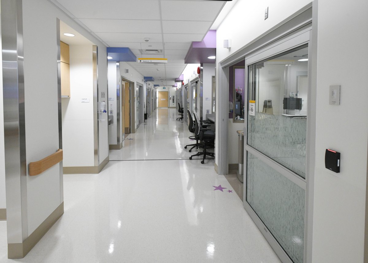 File photo of the David Schiff neonatal intensive care unit at the Stollery Children's Hospital in Edmonton.