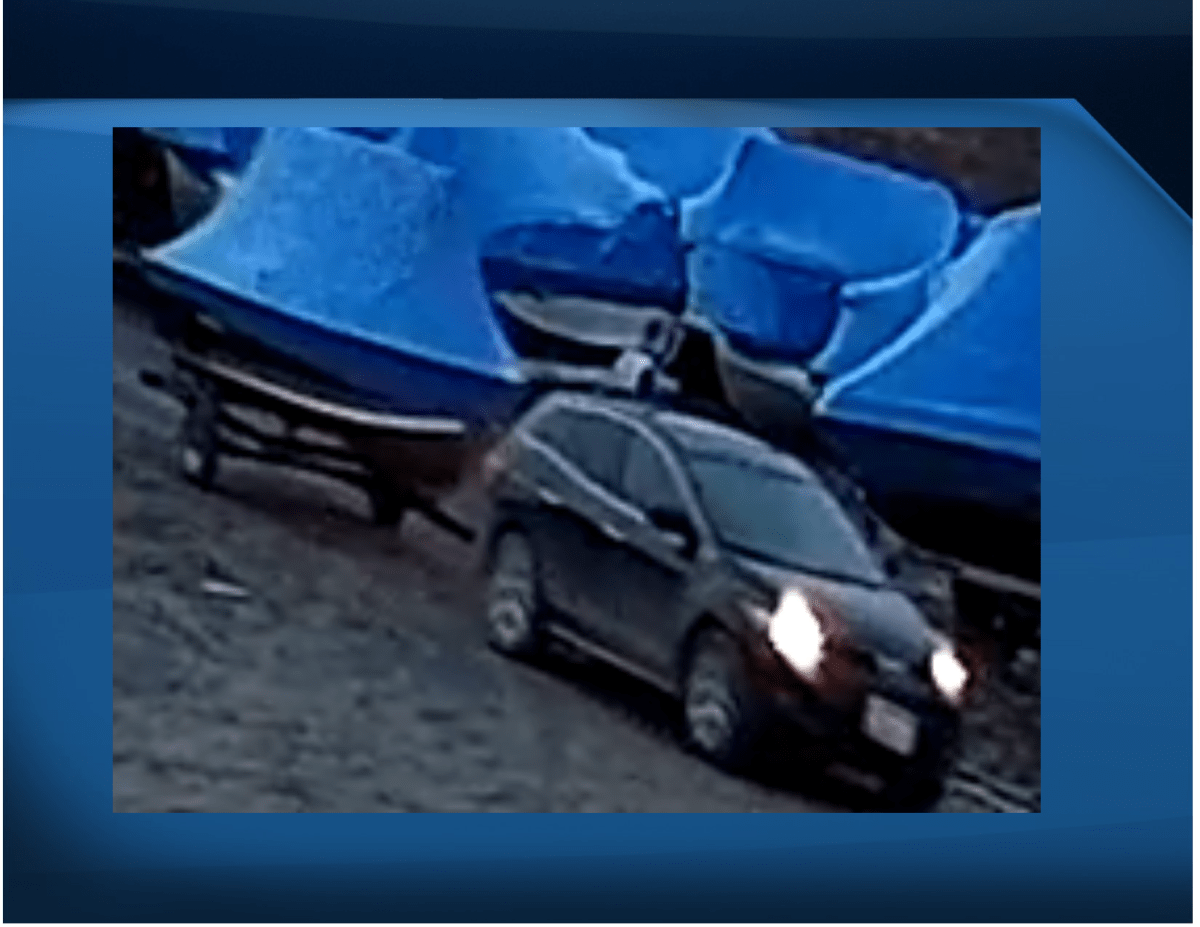 Peterborough County OPP seek suspects in a theft of a boat, motor and trailer in North Kawartha Township.